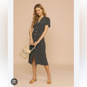 Rouje Marin polka dot dress